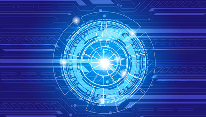 Abstract technology background. Modern hight tech background. Digital illustration.