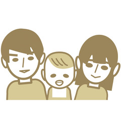 楽しそうな家族