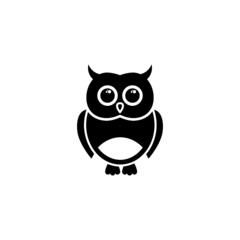 Owl icon isolated on white background. Owl icon in trendy design style