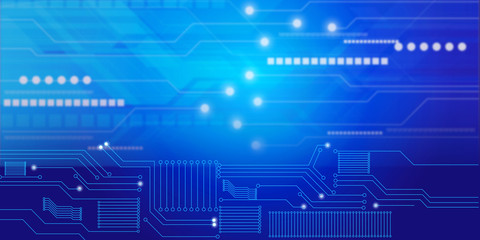 Abstract modern technology background. Digital illustration.