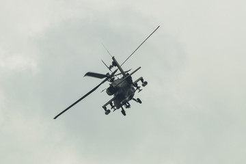 Fototapeta na wymiar US Air Force Boeing AH-64 Apache