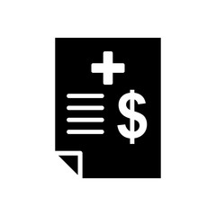 document - billing icon vector design template