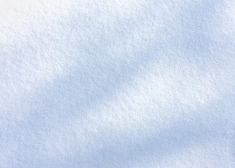 Snow texture. Winter background. Top view