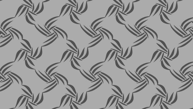 Abstract black and white animation on minimal background with wave effect, which varies in size, angle and intensity with abstract texture, in 16: 9 video format