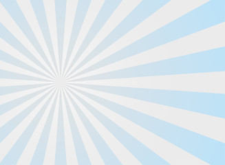 Sunlight rays background. powder blue and pink color burst background. Vector sky illustration.