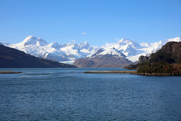 Ainsworth Bucht in Patagonien. Chile