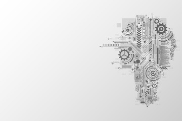 Obraz premium New technology that is born from creativity.