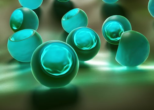3d illustration - Bacterial Cells