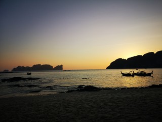 Ko Phi Phi Leh malerischer Sonnenuntergang