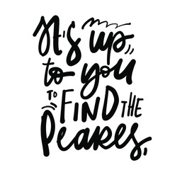 Oyster quote fot  design. Shell illustration.