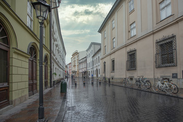 Fototapeta premium street in krakau