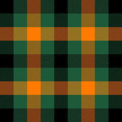 St. Patricks day Tartan plaid. Scottish cage