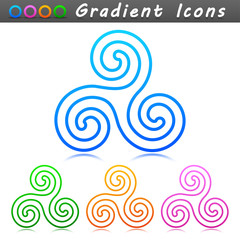 Vector ornament symbol icon design