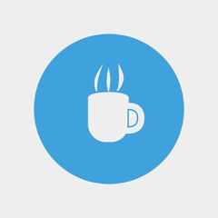 cup of coffee icon vector illustration and symbol for website and graphic design