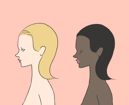 白人女性と黒人女性 人種 横顔 Stock Illustration Adobe Stock 白人女性と黒人女性 人種 横顔 Stock Illustration Adobe Stock