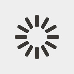 loading icon vector illustration and symbol for website and graphic design