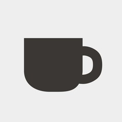 mug cup icon vector illustration and symbol for website and graphic design