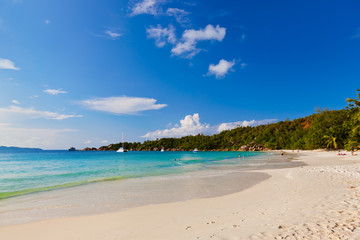 Fototapeta na wymiar Beach Anse Lazio - Seychelles
