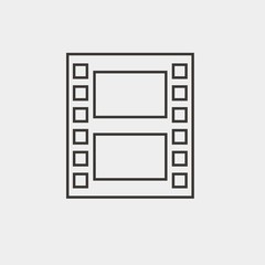 movie icon vector illustration and symbol for website and graphic design