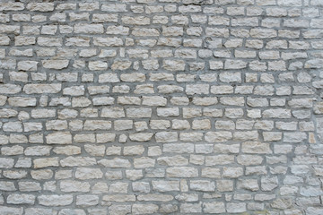 Textur / Hintergrund: Hellgraue Steinwand, Mauer