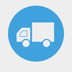truck icon vector illustration and symbol for website and graphic design