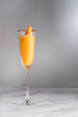Frozen Peach Bellini Mocktail