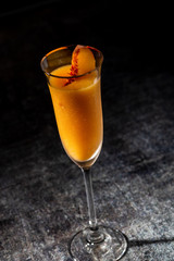 Frozen Peach Bellini Mocktail