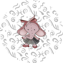 Baby pictures with elephants babies for postcard metrics.