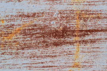 Old paint on a rusty wall. Main color Ghost, shade of Blue. Horizontal stripes, scuffing, peeling.