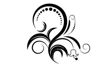 Floral elements design, luxury ornamental graphic element border, swirls flowers,foliage swirl decorative design for page decoration cards, wedding, banner, logos, frames, labels, cafes, boutiques