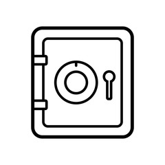 safe - money secure icon vector design template