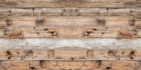 Obraz na płótnie Canvas Old rustic wood planks wall texture - wooden background