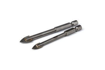 Drill pen isolated on white background.