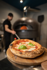 Italian pizza preparation