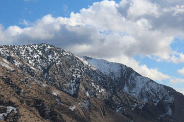 view of mountains