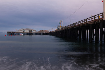 Obraz premium Santa Barbara pier in California, United States.