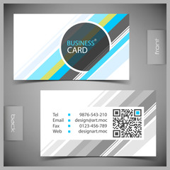 Vector set of creative business cards