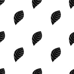 Tropical background with leaves. Seamless pattern. Vector illustration.