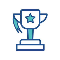TROPHY icon design, flat style icon collection