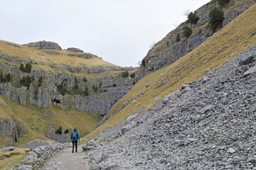 The Hiker's path to Gordale Scar 5, Malham, Yorkshire Dales