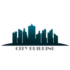 Obraz premium TOWN AND CITY LOGO ICON VECTOR BUILDINGS