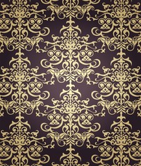 Paisley floral pattern , textile swatch , India	