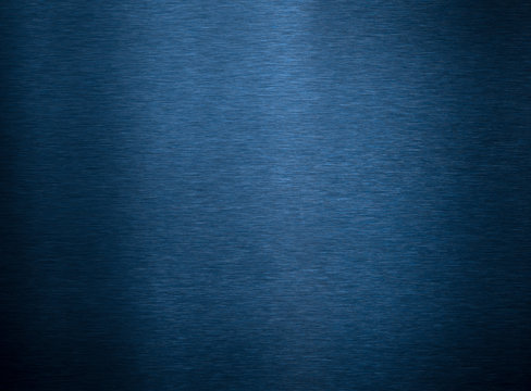 brushed blue metal texture background