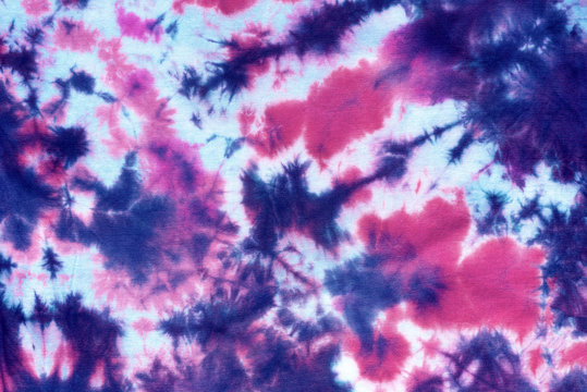 Pink And Blue Tie Dye Wallpaper - Wall Design Ideas
