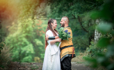 viking wedding, pair shooting, celtic wedding, non-traditional ceremony