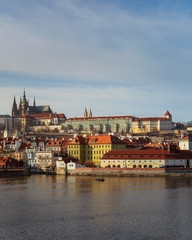 Fototapeta na wymiar Prague Skyline Wide