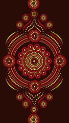 Dot art background - Vector Illustration