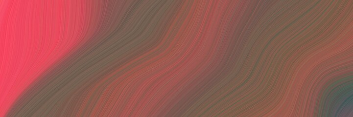 artistic header with pastel brown, indian red and moderate red colors. dynamic curved lines with fluid flowing waves and curves