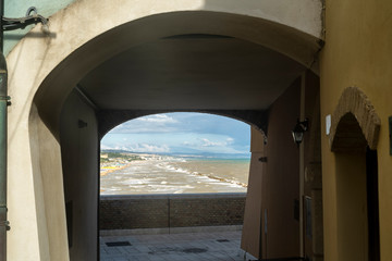 Termoli, Italy, historic town