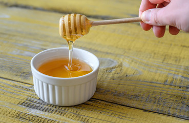 Bowl of honey